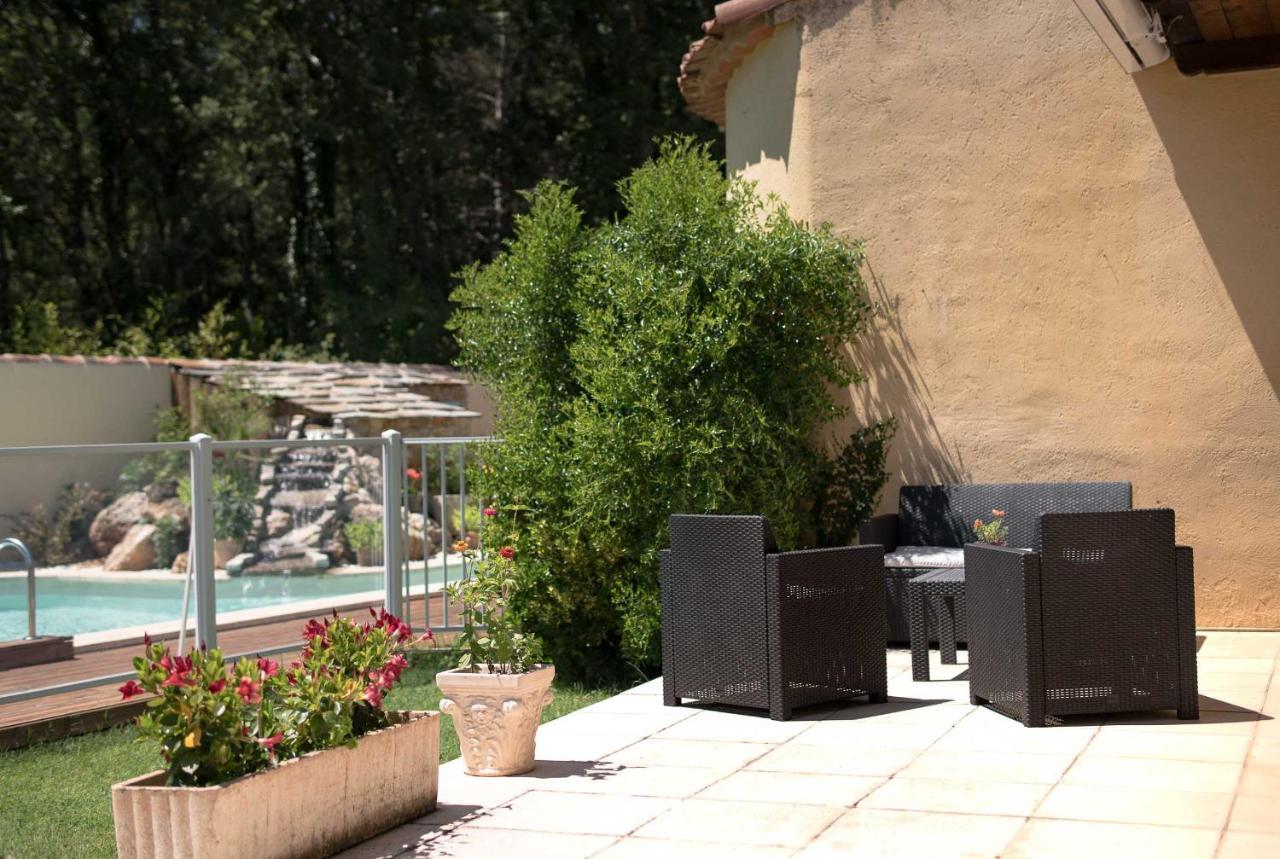 Mas Des Sentes Petit T1 Lägenhet Nans-les-Pins Exteriör bild