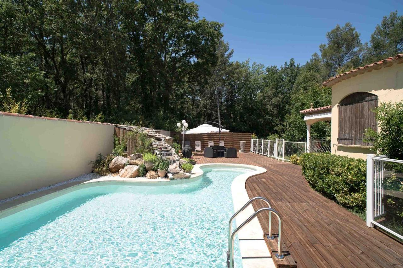 Mas Des Sentes Petit T1 Lägenhet Nans-les-Pins Exteriör bild