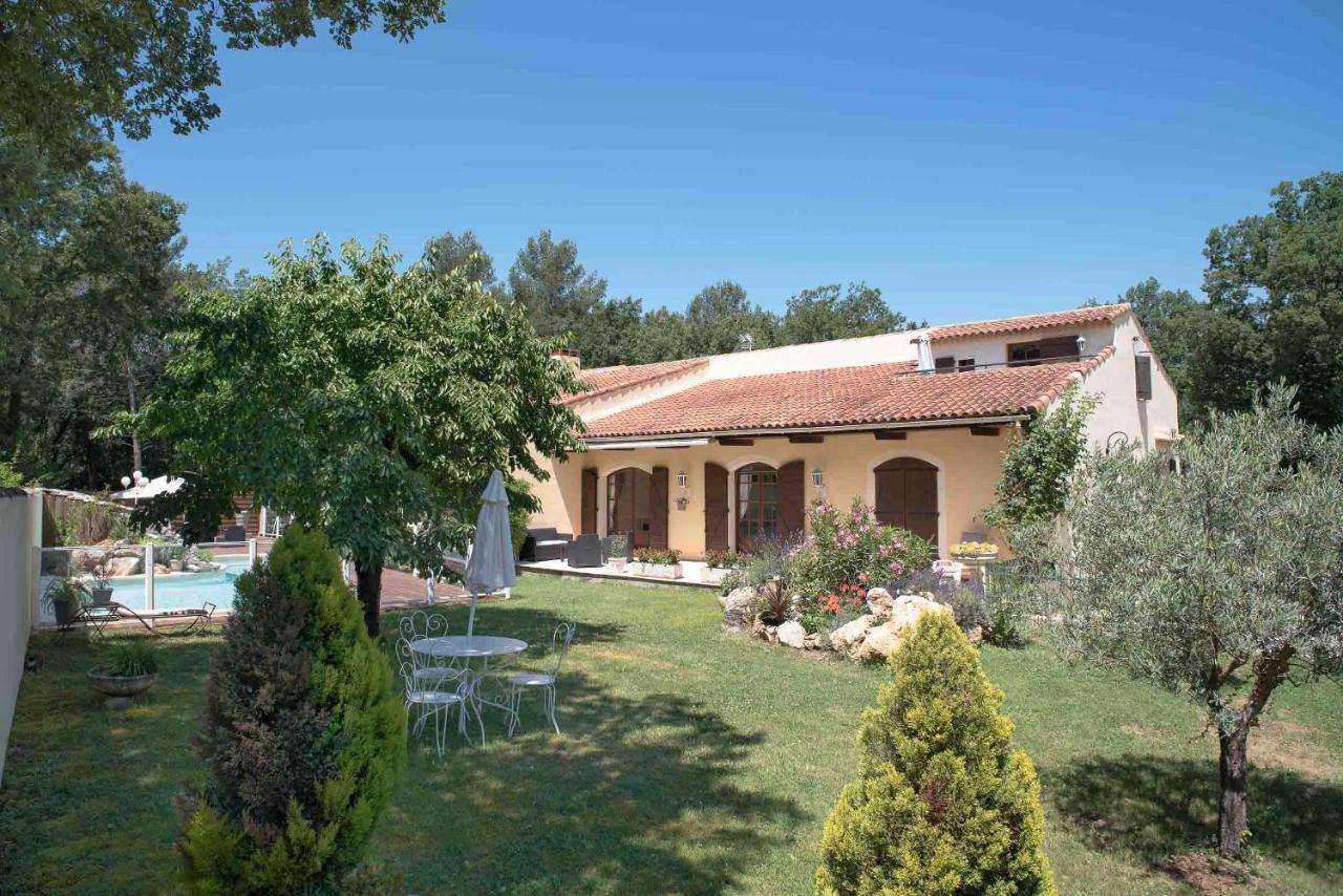 Mas Des Sentes Petit T1 Lägenhet Nans-les-Pins Exteriör bild